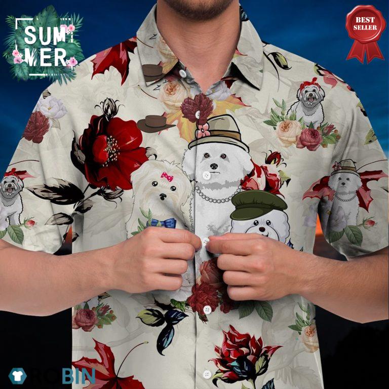 Bichon Frise Hawaiian Shirt, Aloha Shirt