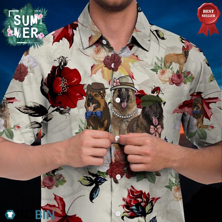 Belgian Tervuren Dog Hawaiian Shirt