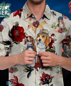Beagle Hawaiian Shirt, Beach Shirt