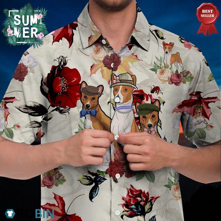 Basenji Dog Hawaiian Shirt
