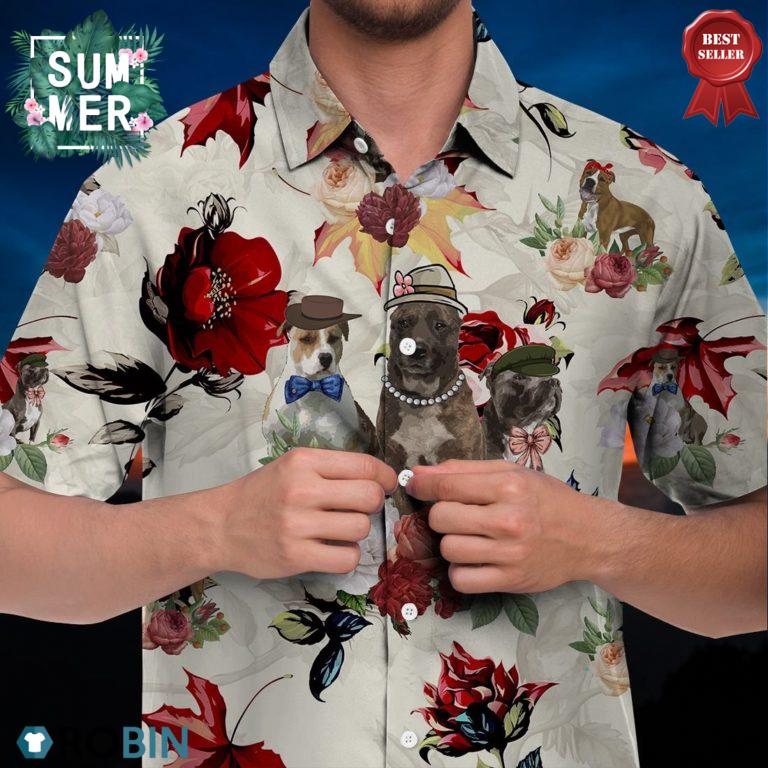 American Stanford Terrier Hawaiian Shirt