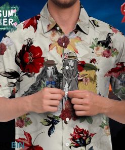 Afghan Hound Hawaiian Shirt, Beach Shirt Afghan Hound Hawaiian Shirt, Beach Shirt