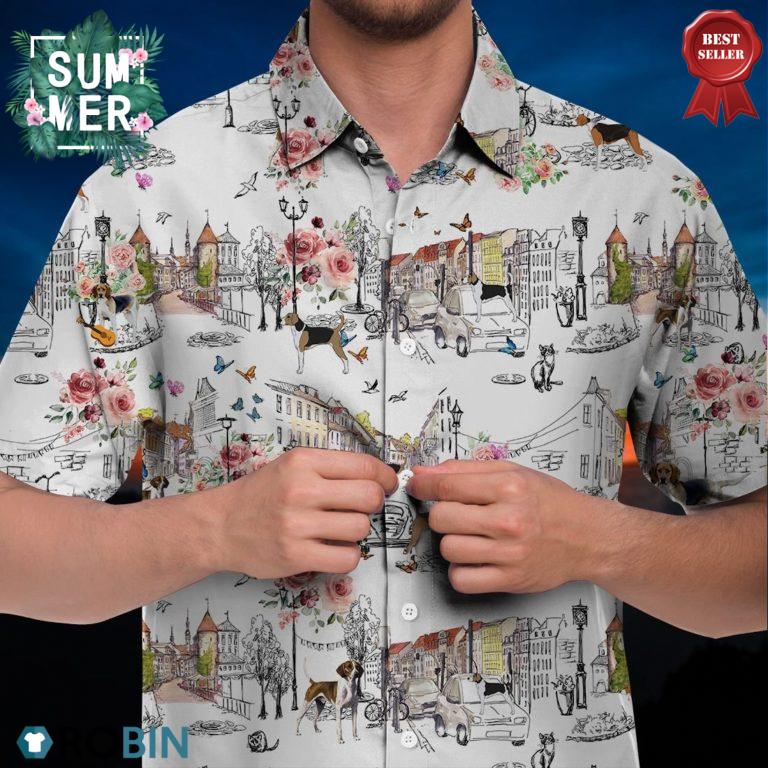 American Foxhound Hawaiian Shirt