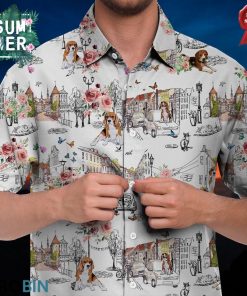 Beagle Hawaiian Shirt, Summer Beach Shirt Beagle Hawaiian Shirt, Summer Beach Shirt