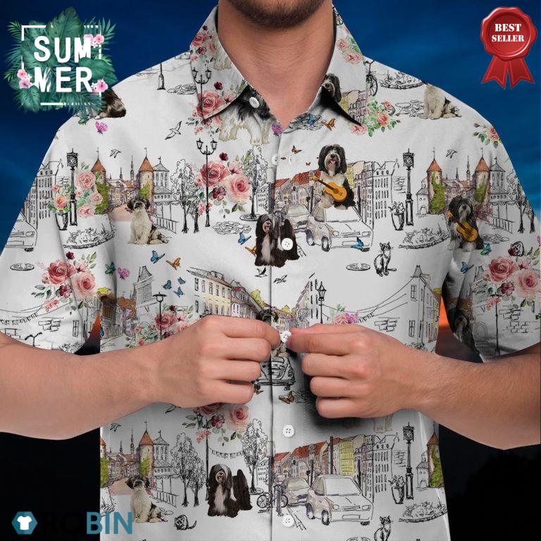 Tibetan Terrier Hawaiian Shirt