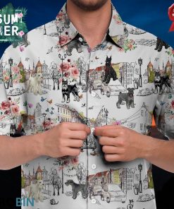 Standard Schnauzer Hawaiian Shirt Standard Schnauzer Hawaiian Shirt