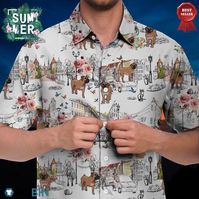 Boerboel Hawaiian Shirt, Summer Beach Shirt