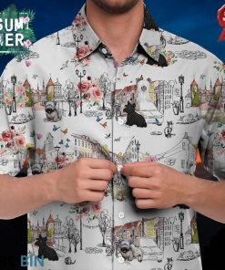 Skye Terrier Hawaiian Shirt
