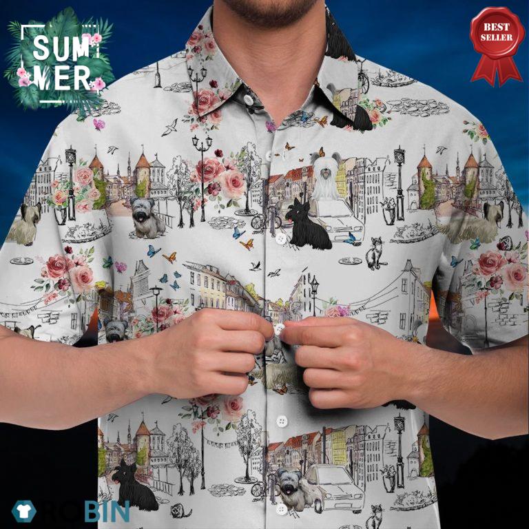 Skye Terrier Hawaiian Shirt