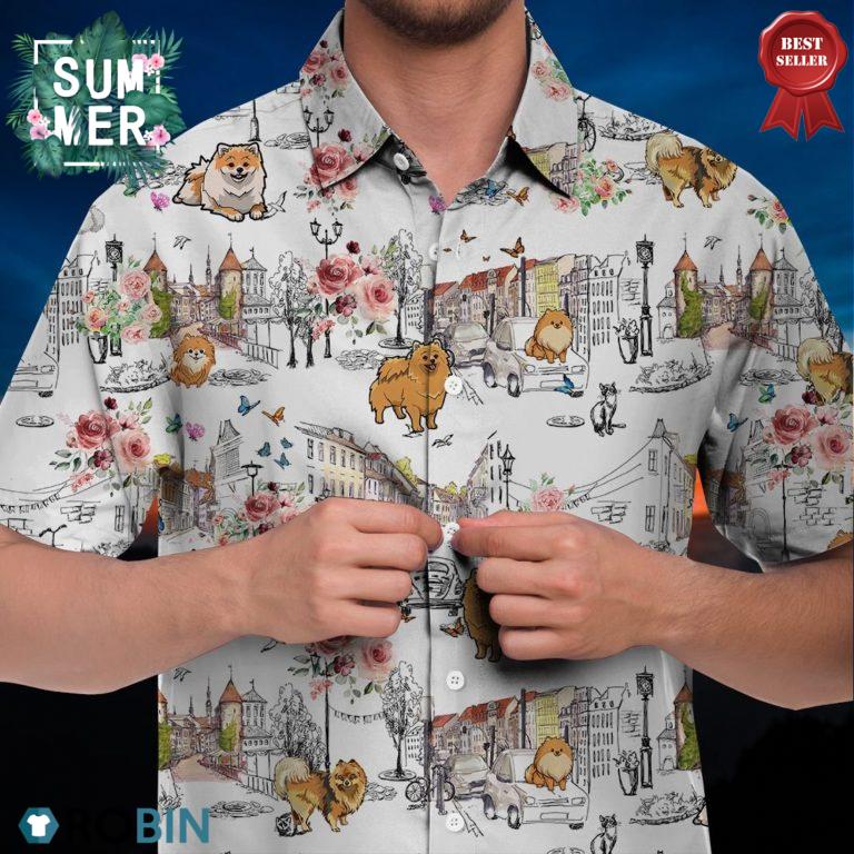 Pomeranian Hawaiian Shirt