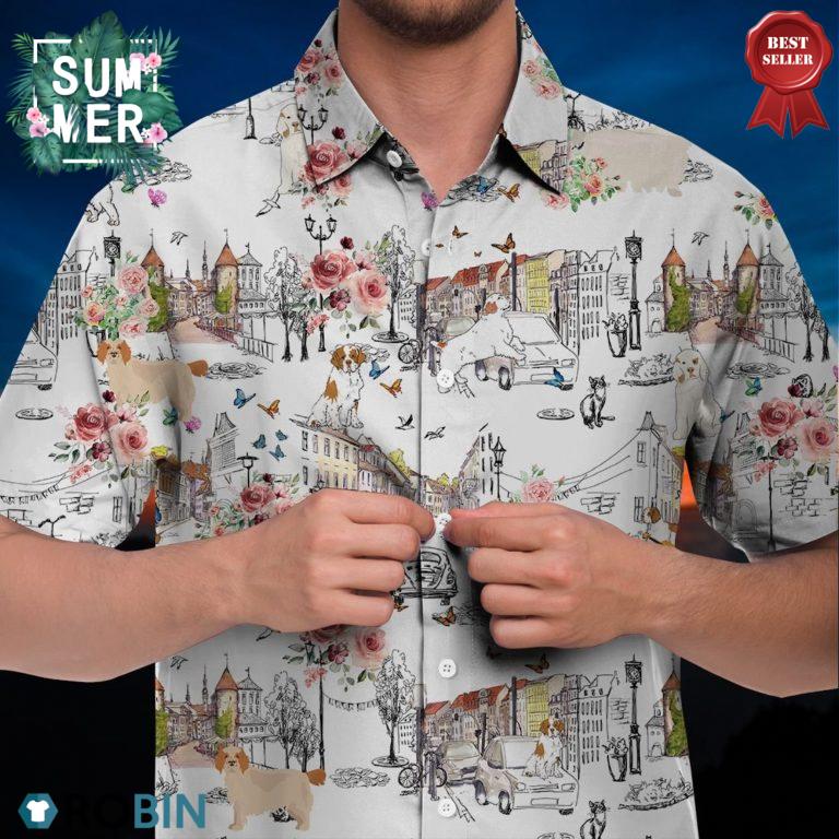 Clumber Spaniel Hawaiian Shirt