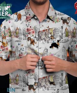Collie Hawaiian Shirt, Aloha Shirt