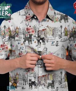 Miniature Schnauzer Hawaiian Shirt
