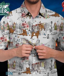 Finnish Spitz Hawaiian Shirt