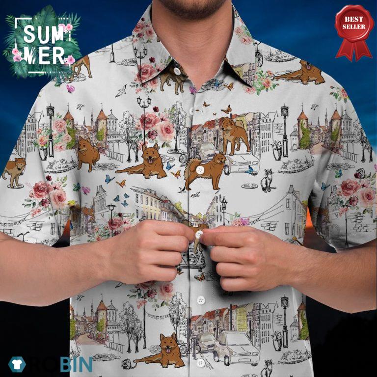 Finnish Spitz Hawaiian Shirt