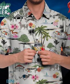 Borzoi Hawaiian Shirt Hawaii Beach Retro