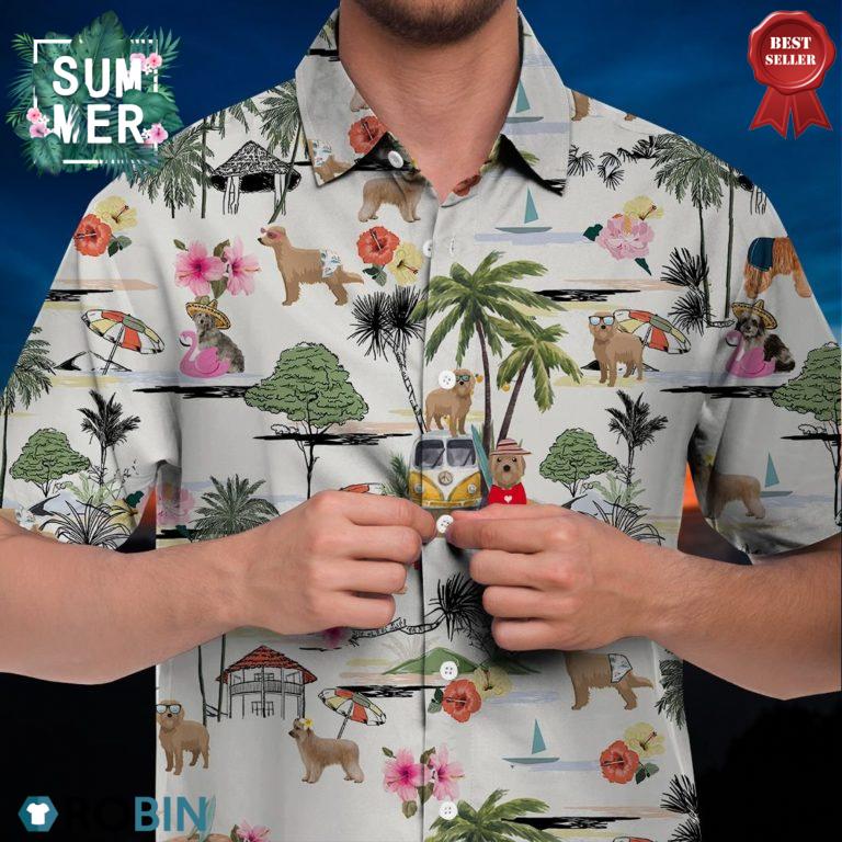Pyrenean Shepherd Hawaiian Shirt Hawaii Beach Retro