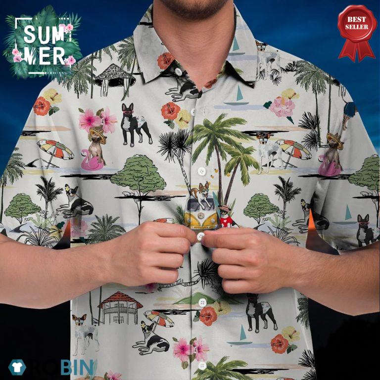 Rat Terrier Hawaiian Shirt Hawaii Beach Retro