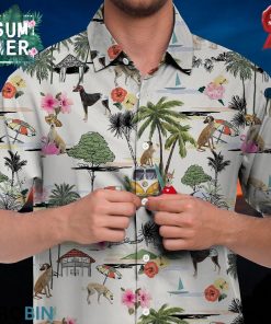 Sloughi Hawaiian Shirt Hawaii Beach Retro