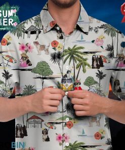 Tibetan Terrier Hawaiian Shirt Hawaii Beach Retro