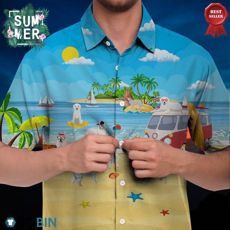 Kuvasz Hawaiian Shirt