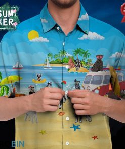 Miniature Schnauzer Hawaiian Shirt Miniature Schnauzer Hawaiian Shirt