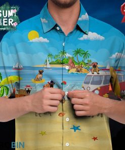 Bullmastiff Hawaiian Shirt, Aloha Shirt