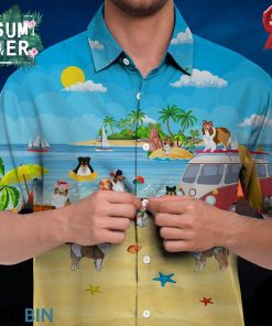 Shetland Sheepdog Hawaiian Shirt
