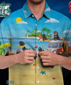 Schnoodle Hawaiian Shirt, Summer Beach Shirt