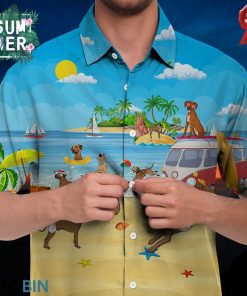 Rhodesian Ridgeback Hawaiian Shirt