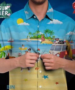 Australian Shepherd Hawaiian Shirt