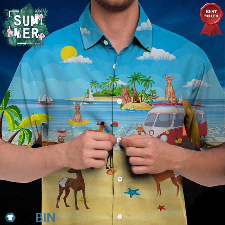 Pharaoh Hound Hawaiian Shirt, Beach Shirt