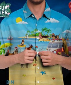 Bloodhound Hawaiian Shirt
