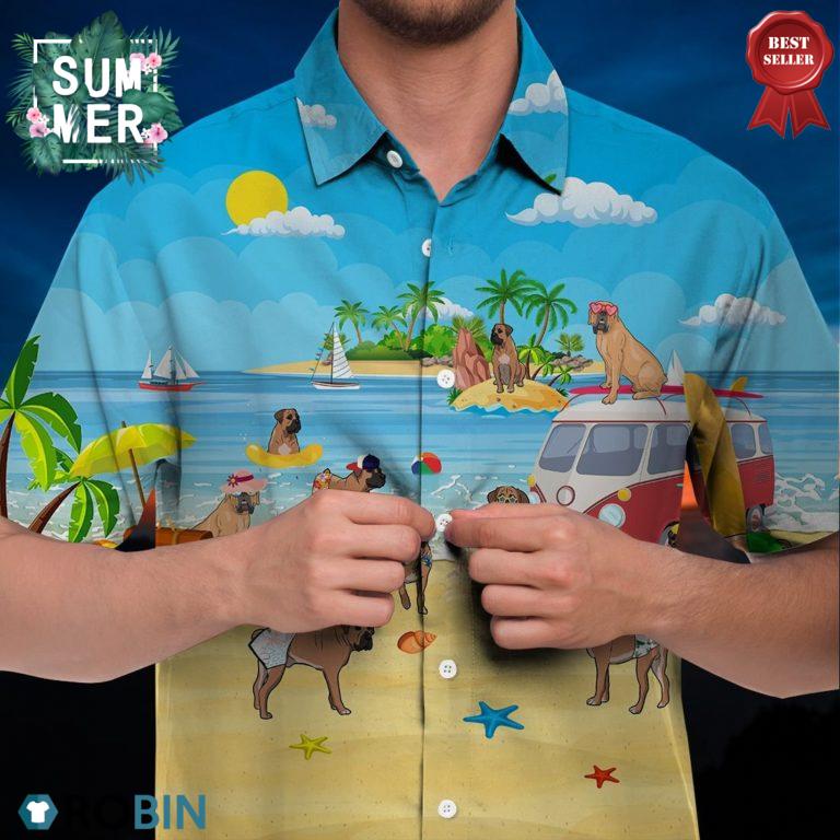 Boerboel Hawaiian Shirt, Aloha Shirt