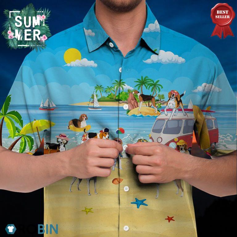 American Foxhound Hawaiian Shirt