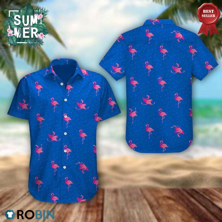3D Flamingo All Over Print Hawaiian Shirt
