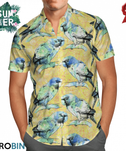 Summer Tropical Parrots Aloha Shirt Summer Tropical Parrots Aloha Shirt