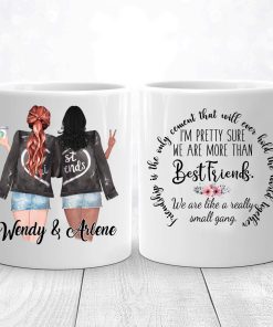 Custom best friend mug, personalized bestie mug, best friend gift