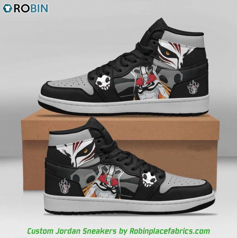 Bleach Anime Vasto Lorde Jordan 1 Sneakers Boots, Anime Custom Shoes