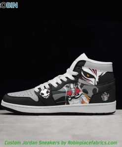 Bleach Anime Vasto Lorde Jordan 1 Sneakers Boots, Anime Custom Shoes Bleach Anime Vasto Lorde Jordan 1 Sneakers Boots, Anime Custom Shoes