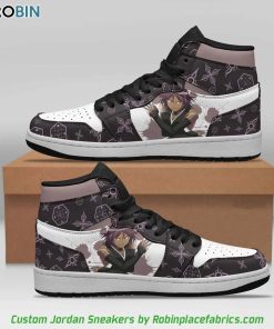 Bleach Shihouin Yoruichi Jordan Sneakers Boots, Custom Anime Shoes