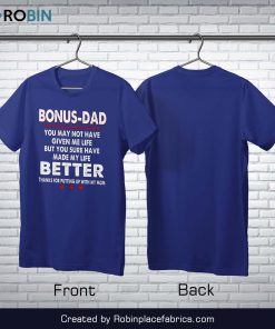 Father day gift, Bonus dad thanks for putting up with my mom shirt