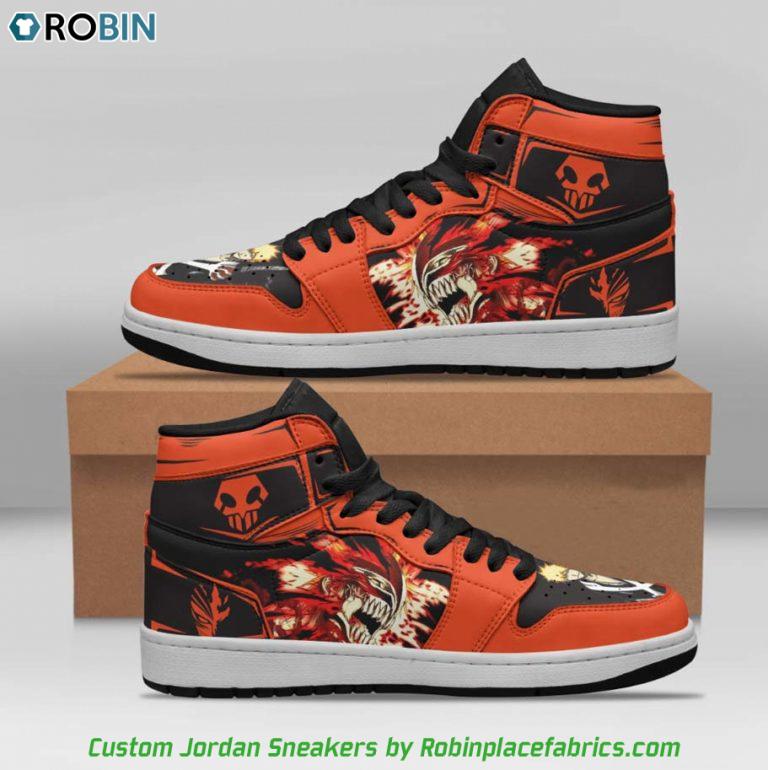 Ichigo Bankai Bleach Anime Sneakers Boot – Bleach Anime Custom Shoes