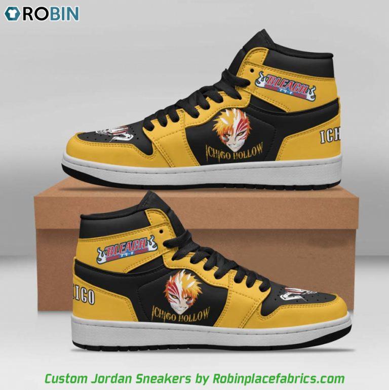 Ichigo Hollow Bleach Anime Jordan 1 Sneakers Boots