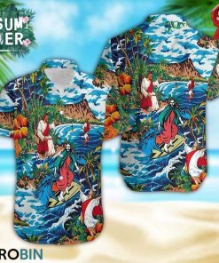 Jesus Surfing Hawaiian Shirt, Aloha Shirt