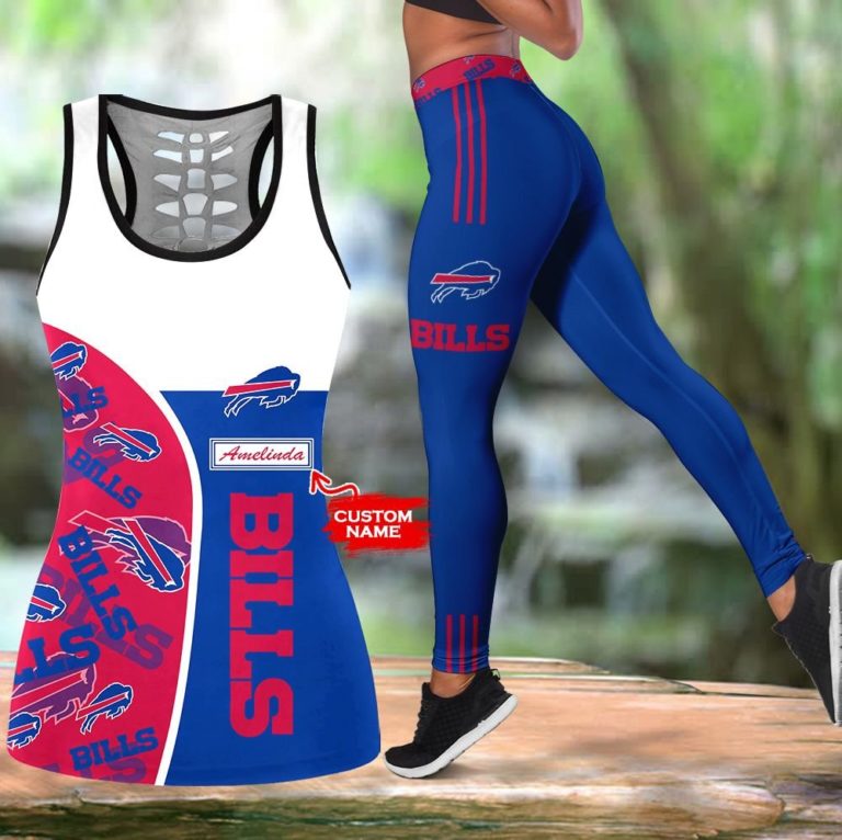NFL Buffalo Bills Leggings and Hollow Tank Top