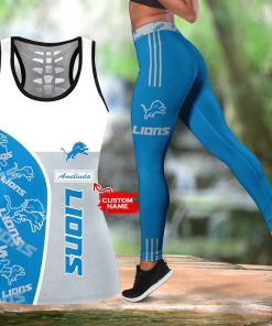 NFL Detroit Lions Leggings and Hollow Tank Top