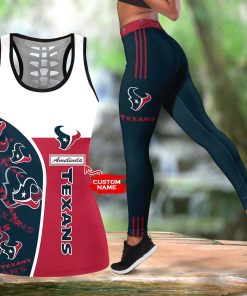 NFL Houston Texans Leggings and Hollow Tank Top NFL Houston Texans Leggings and Hollow Tank Top