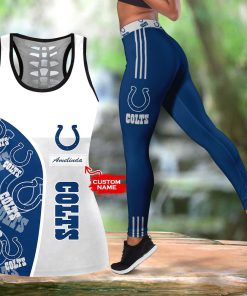 NFL Indianapolis Colts Leggings and Hollow Tank Top