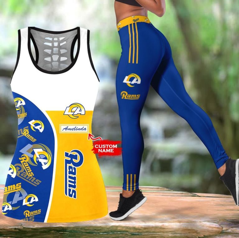 NFL Los Angeles Rams Leggings and Hollow Tank Top